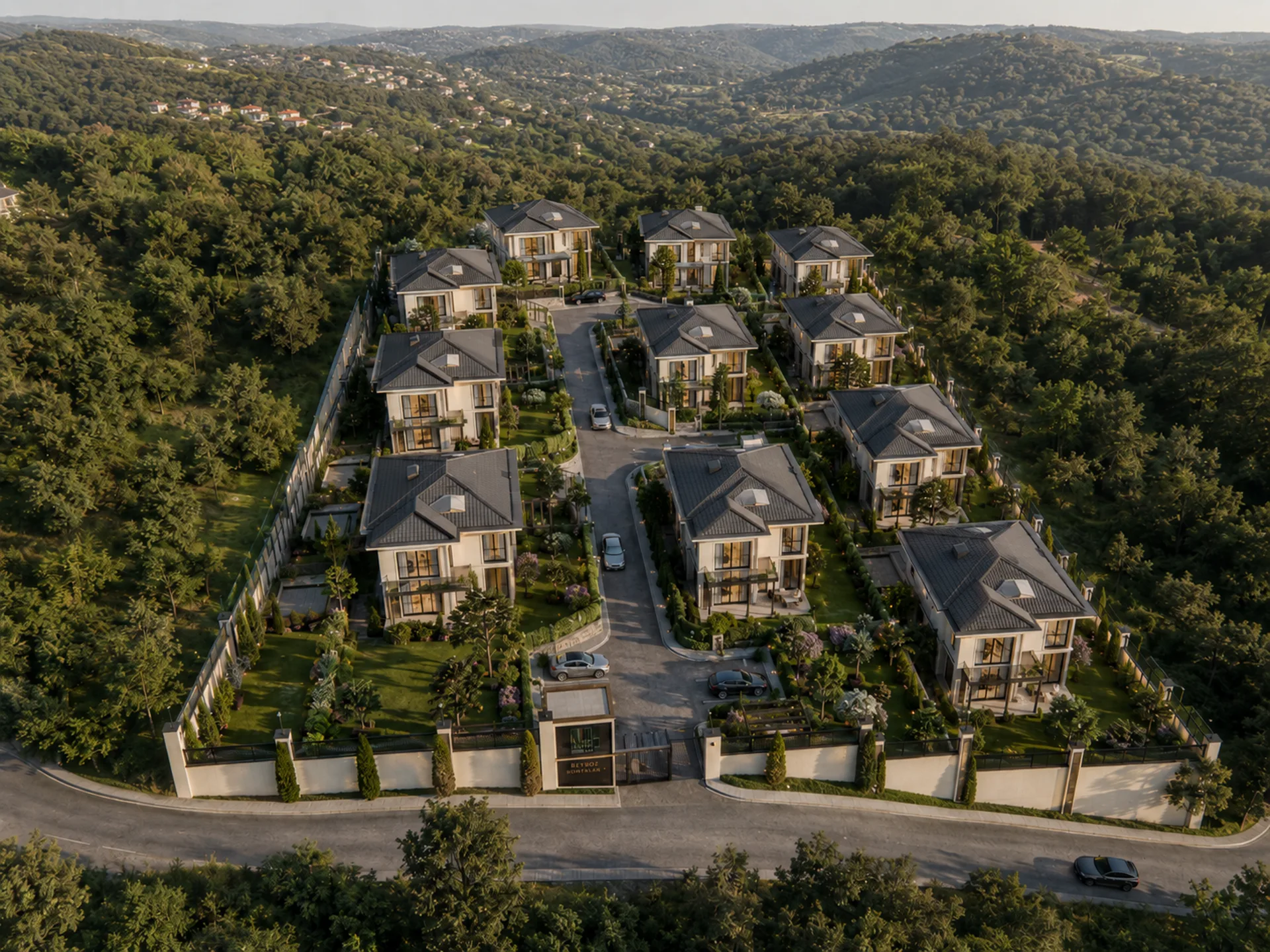Villa Sitesi — Kuş Bakışı